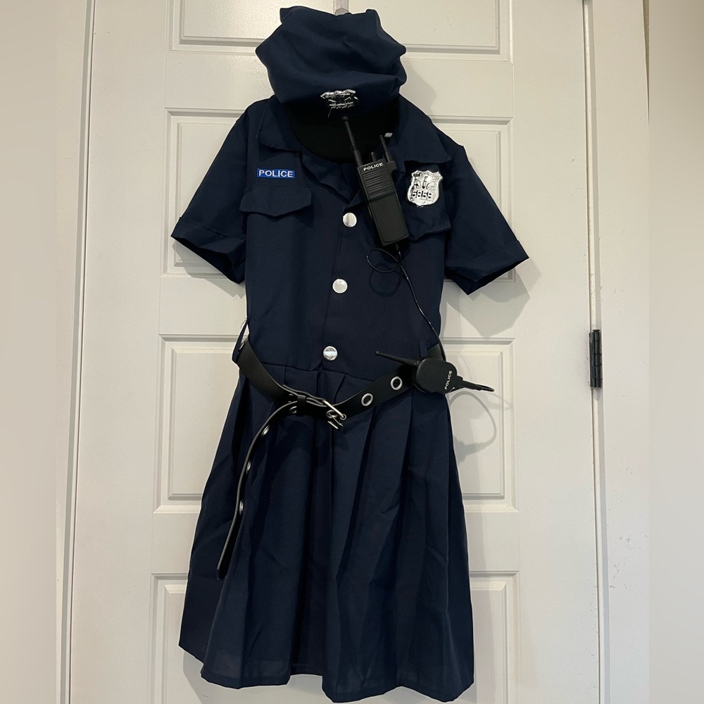Girl’s Halloween Police Officer Costume